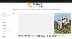 Desktop Screenshot of cornwallphotogifts.co.uk
